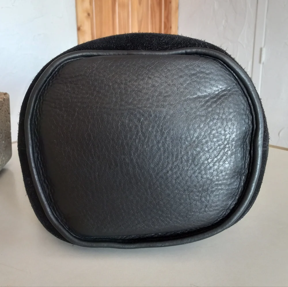 Coach Berkeley Duffle Sac in Black Suede 9010, Ruff-Out - Picture 9 of 16